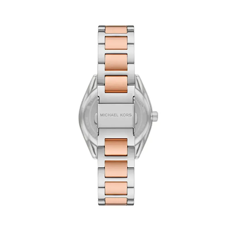 Michael Kors Janelle Silver Dial Two-toneLadies Watch- MK7383